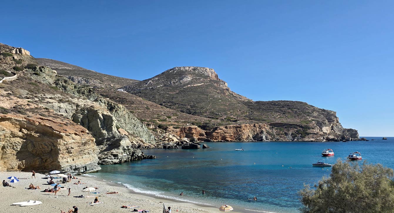 Plage Paralia Agkali, Folengandros