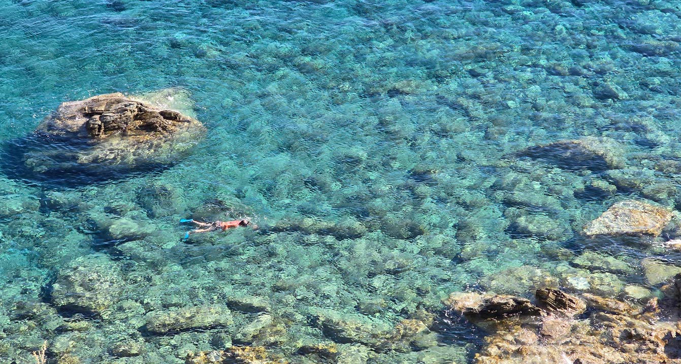 les eaux turquoise de Galifos