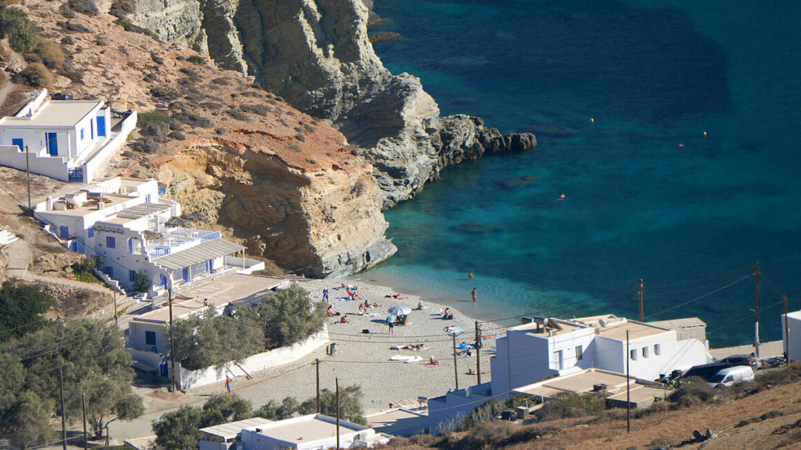 Agkali beach, Folengandros