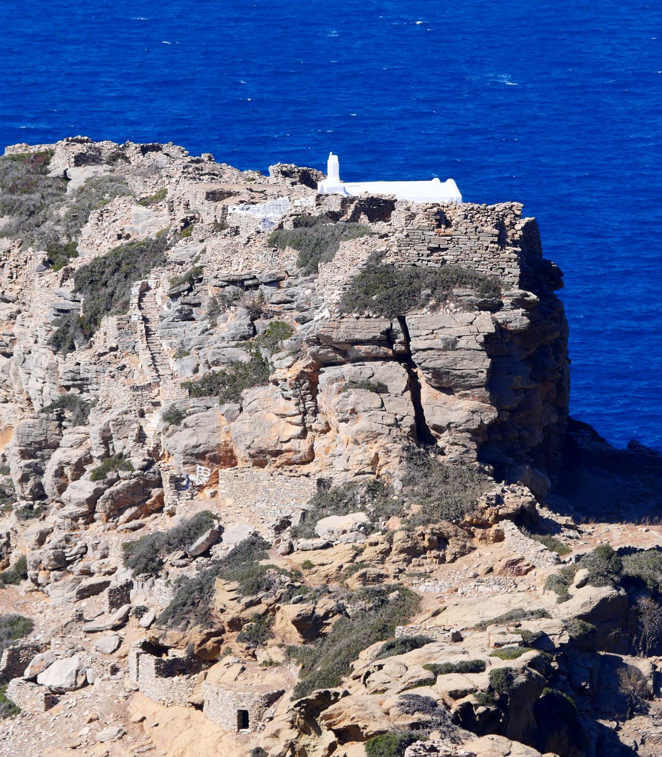 Ancienne Arkesini à Amorgos