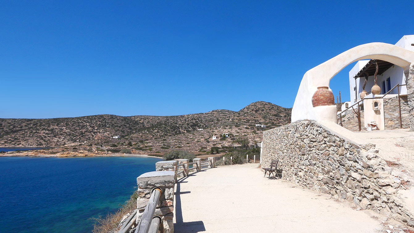 chemin pour aller à Maltezi beach, Amorgos