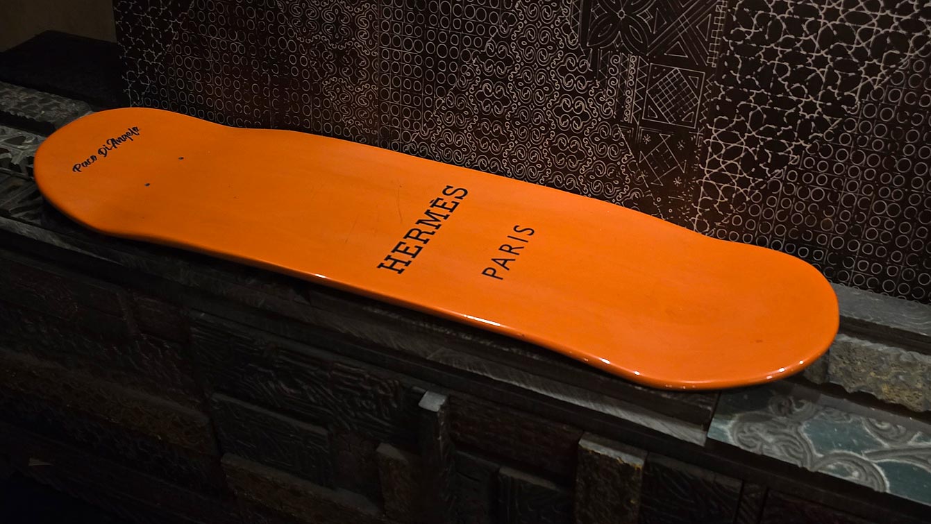 planche de surf Hermès orange