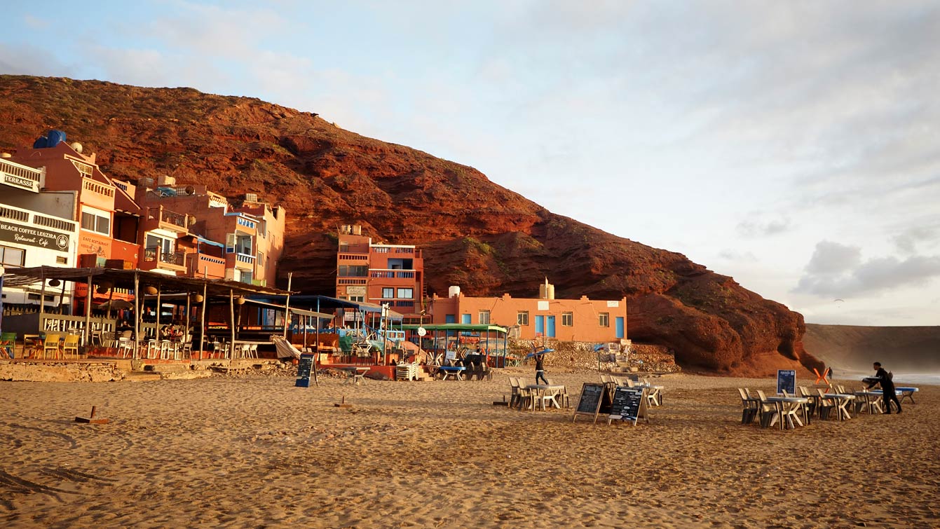Plage de Legzira au Maroc