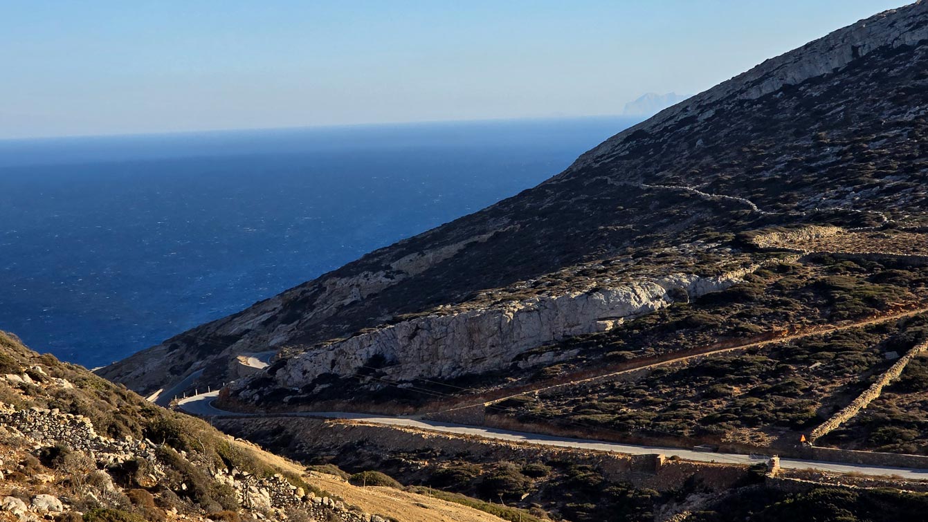 La route d'Amorgos