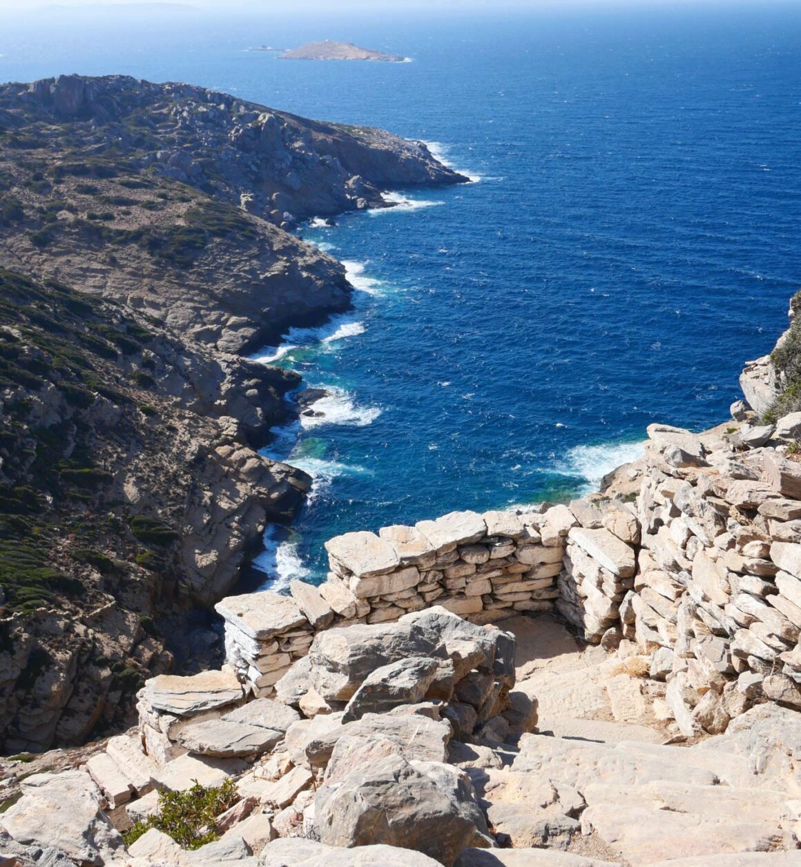La cité antique d'Arkesini, Amorgos