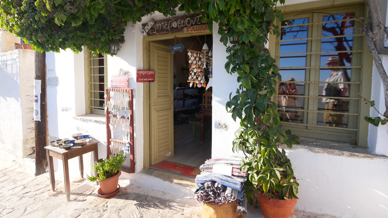 ruelles étroites dans la chora d'Amorgos