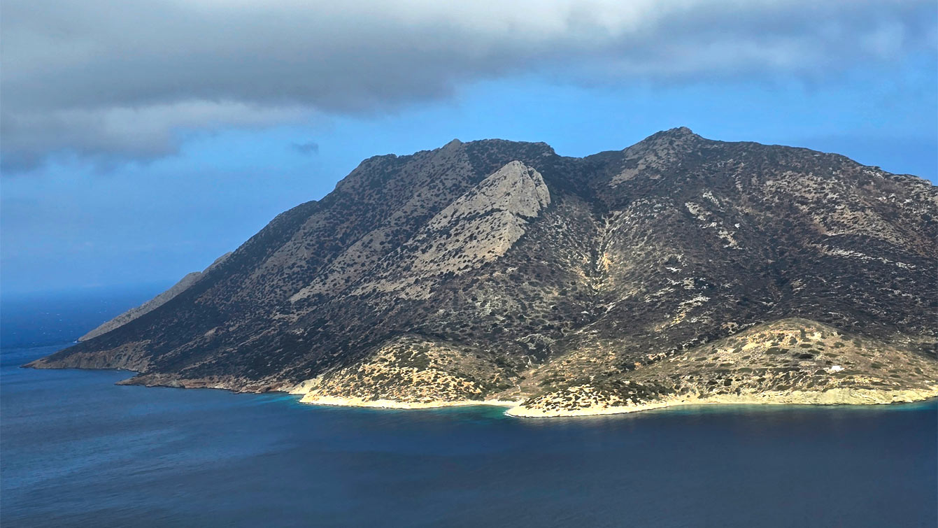 L'ilôt Nikouria à Amorgos