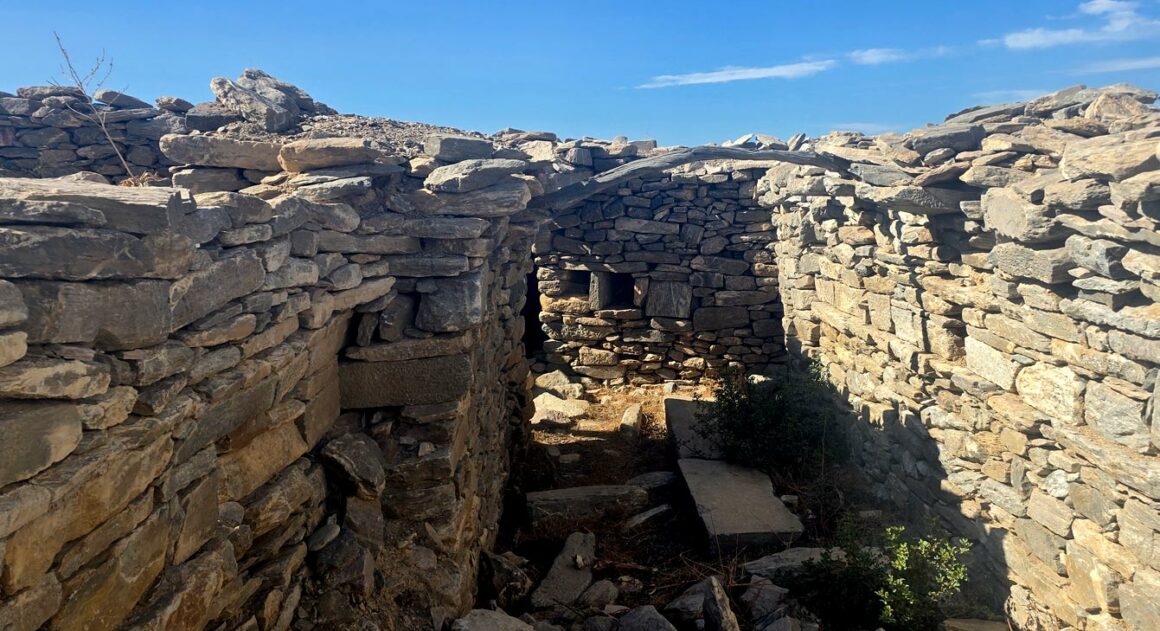 ruines de l'Ancienne Arkesini à Amorgos