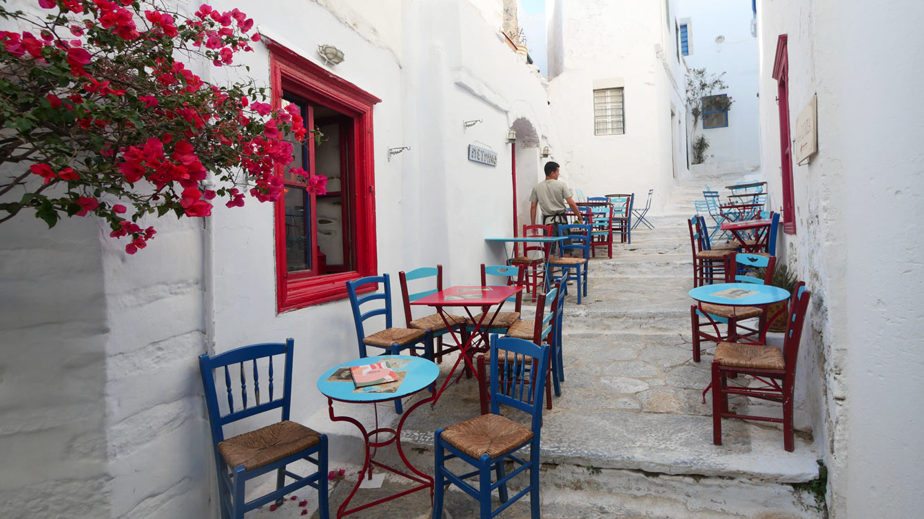 restaurants dans la chora d'Amorgos