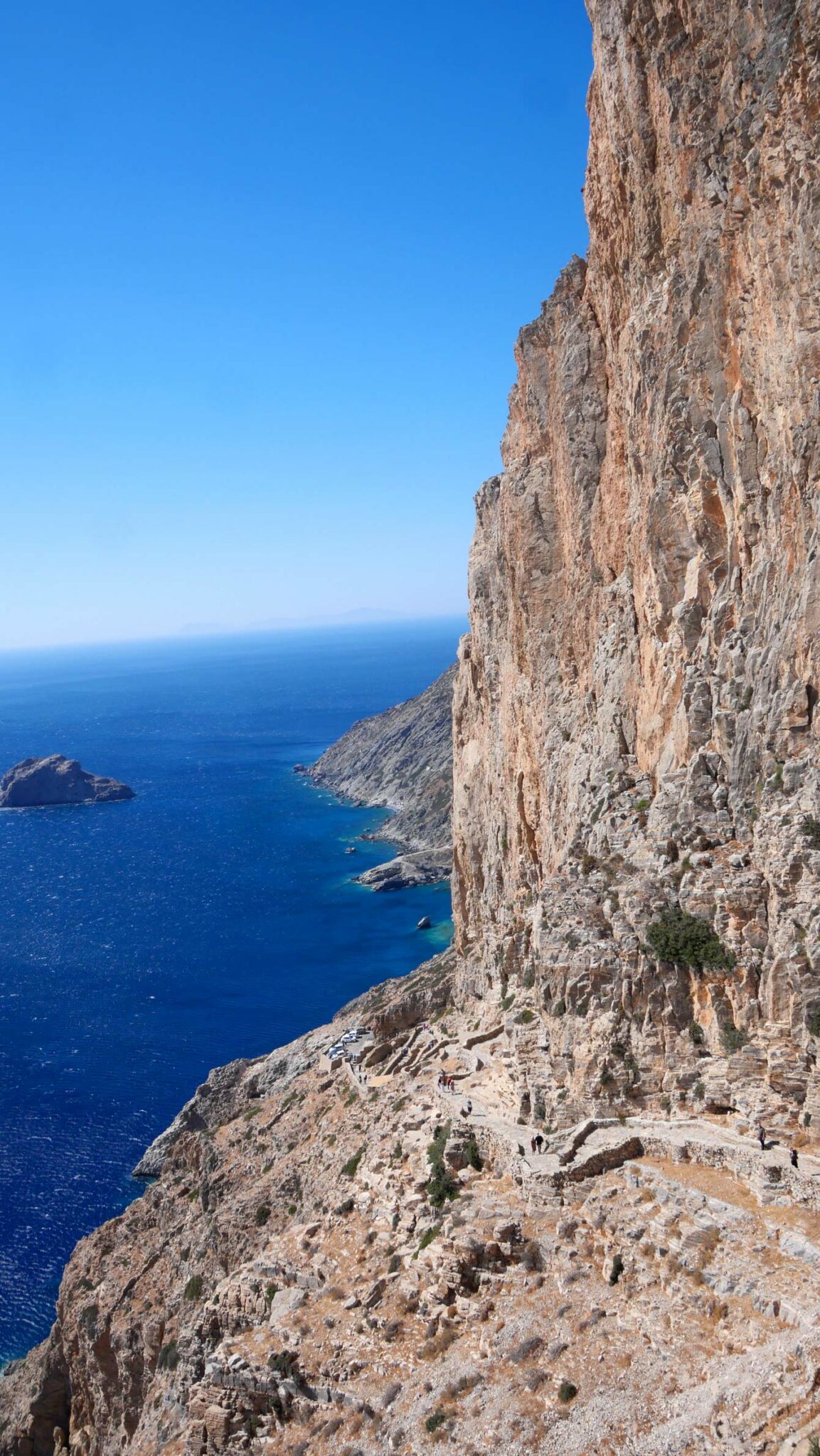 Le monastère de la Panagía Hozoviótissa, Amorgos