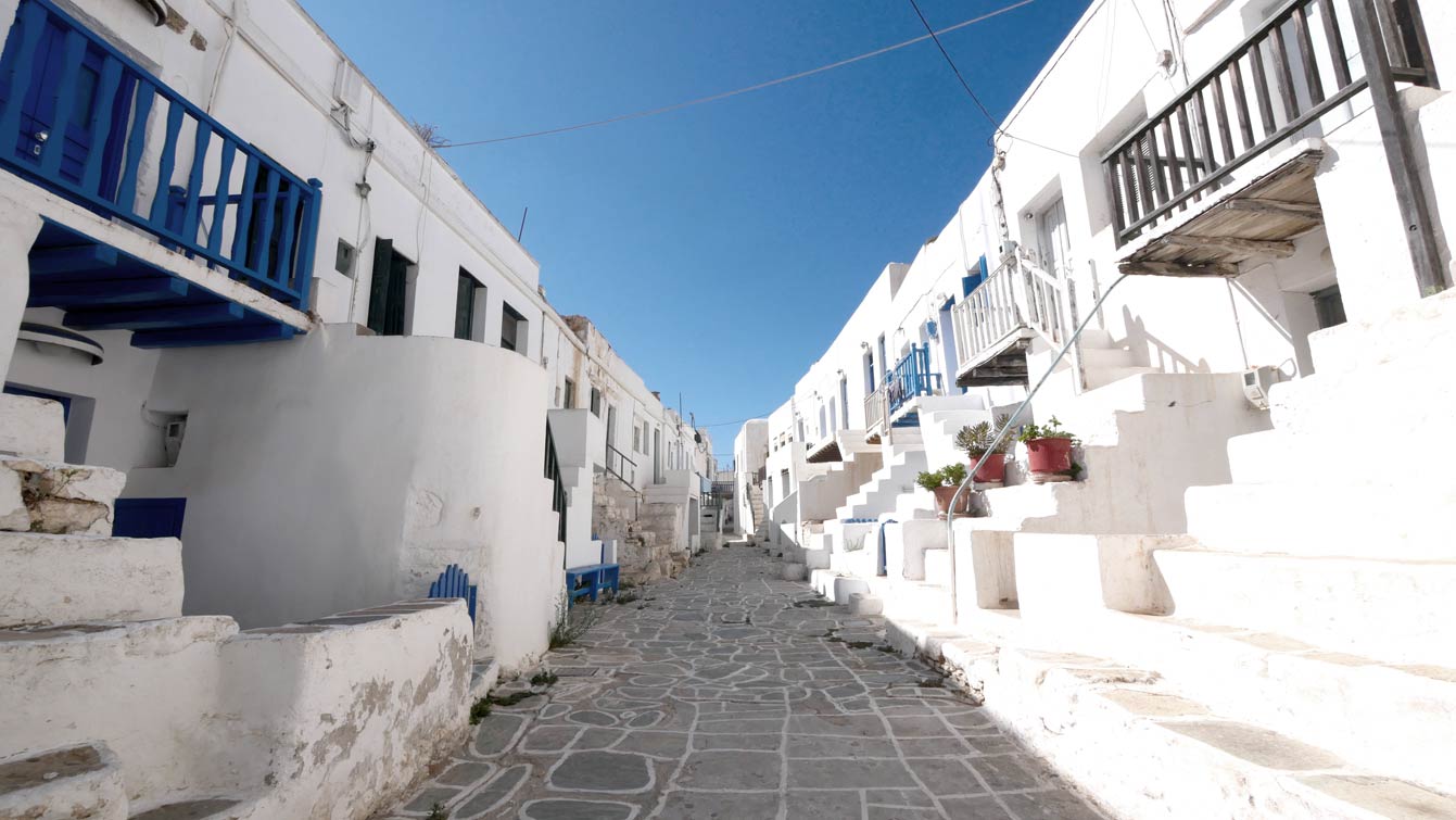 chora de Folegrandros : quartier historique Kastro