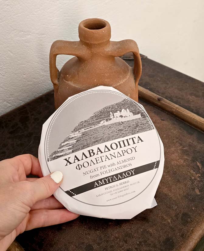 La chalvadopita de Folegandros
