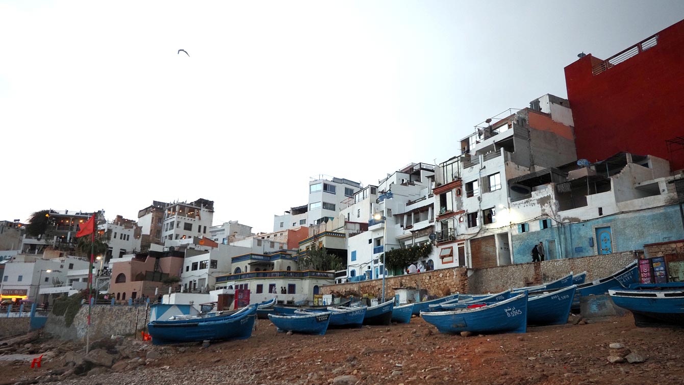 Taghazout, le soir