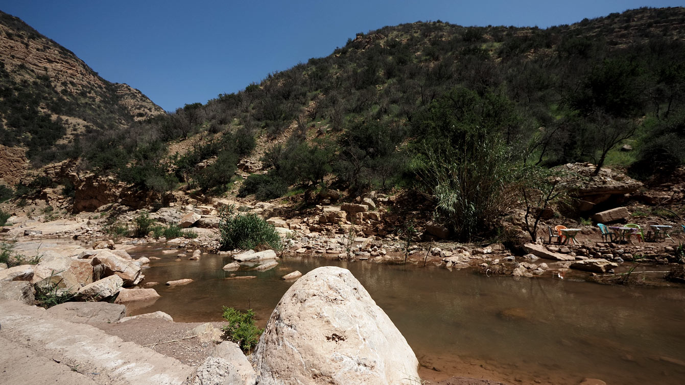 Sur la route pour aller à la Vallée du paradis
