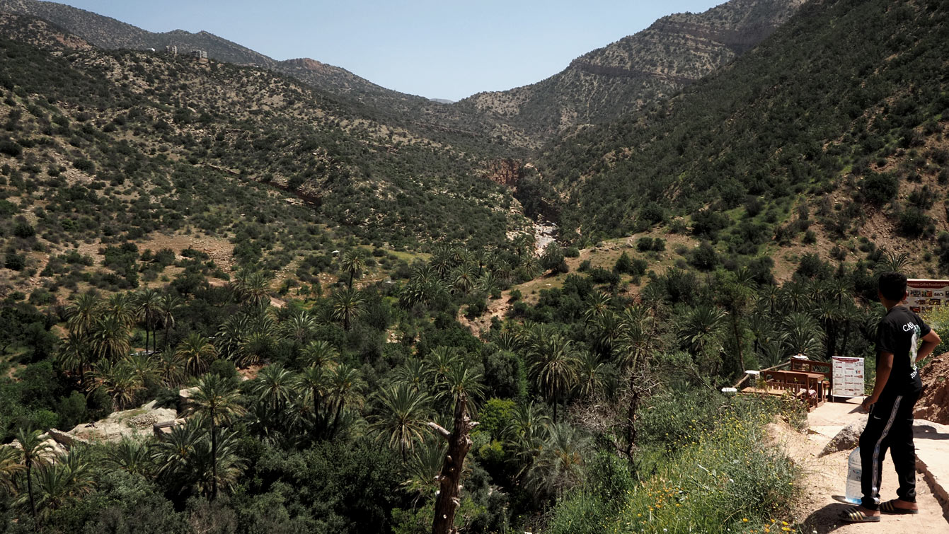 vue la Vallée du Paradis, Agadir