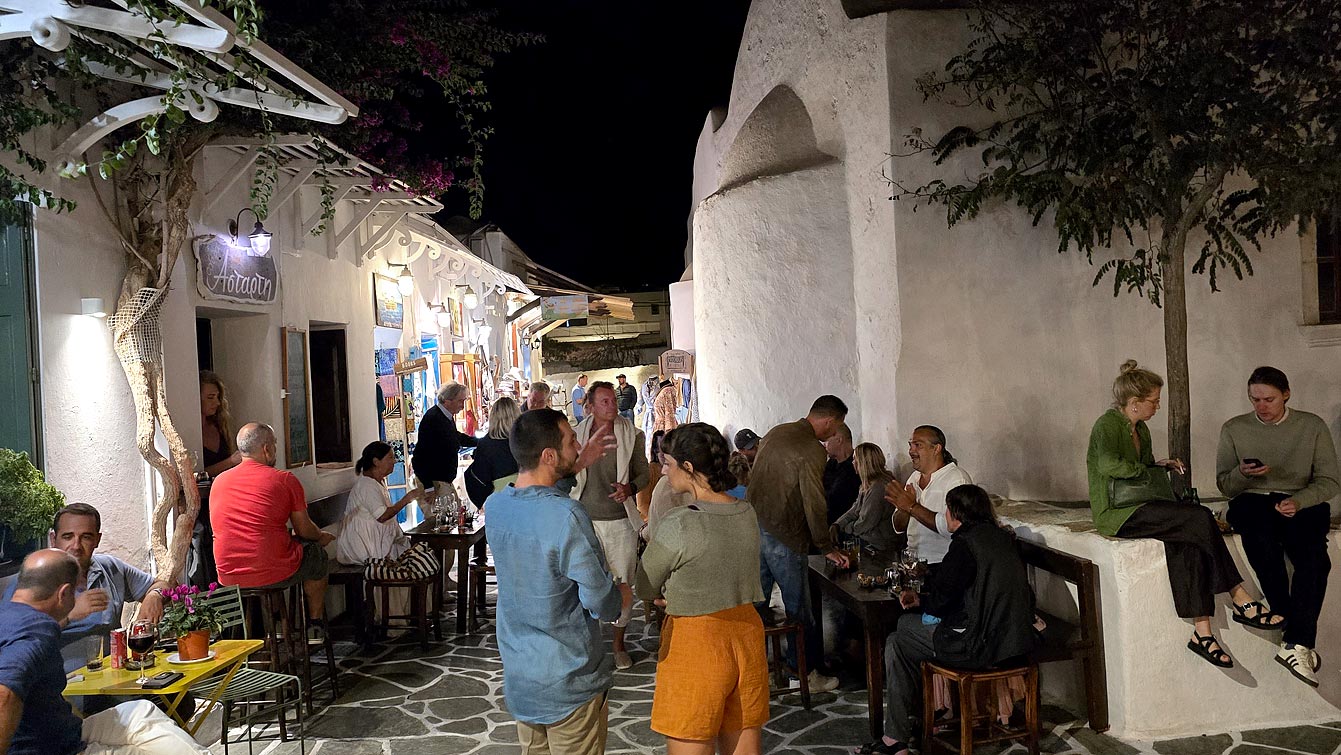 Les soirées à Folegandros