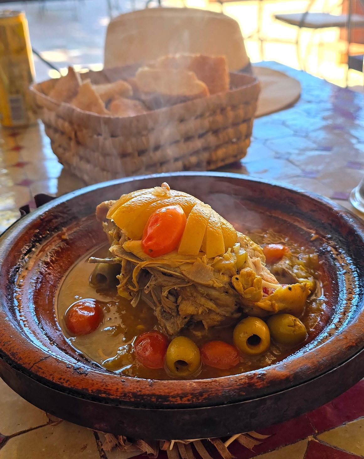 Tajine servi au riad les Deux Mondes