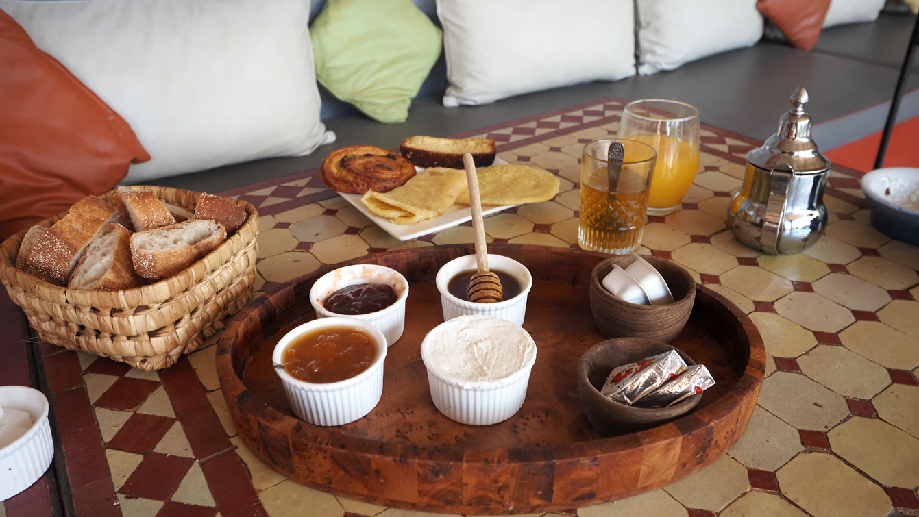 Petit-déjeuner marocain compris au Riad Les Deux Mondes Essaouira