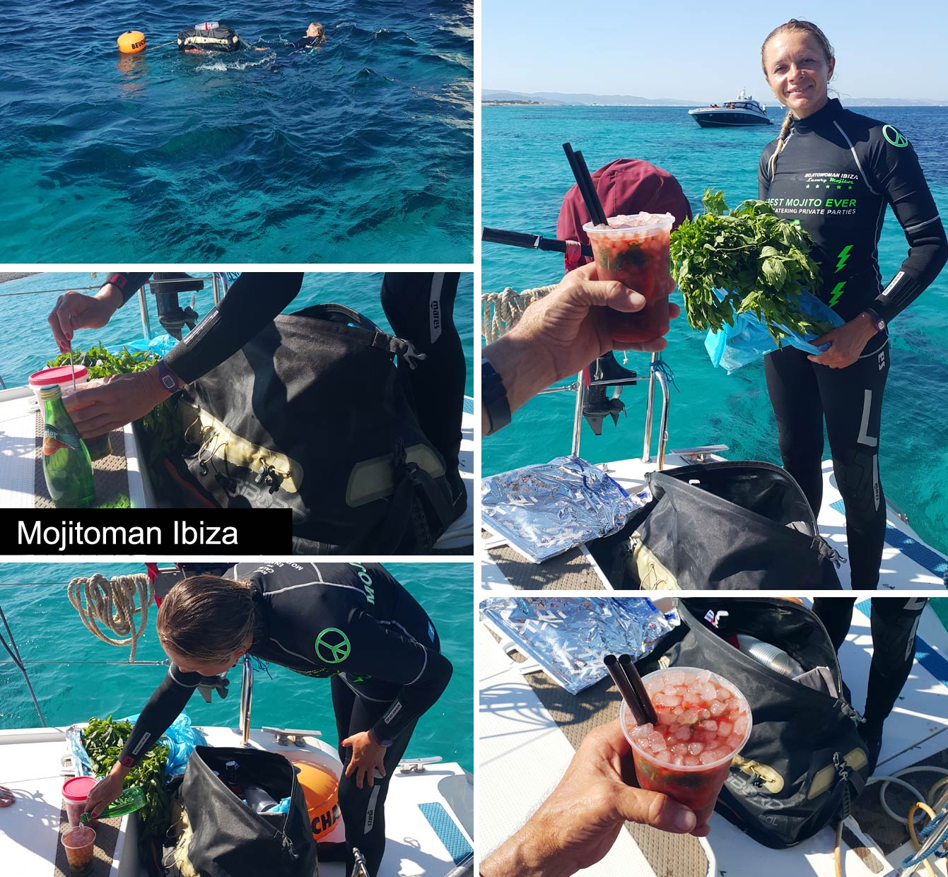 Tour de catamaran d'Ibiza à Formentera : mojitowoman