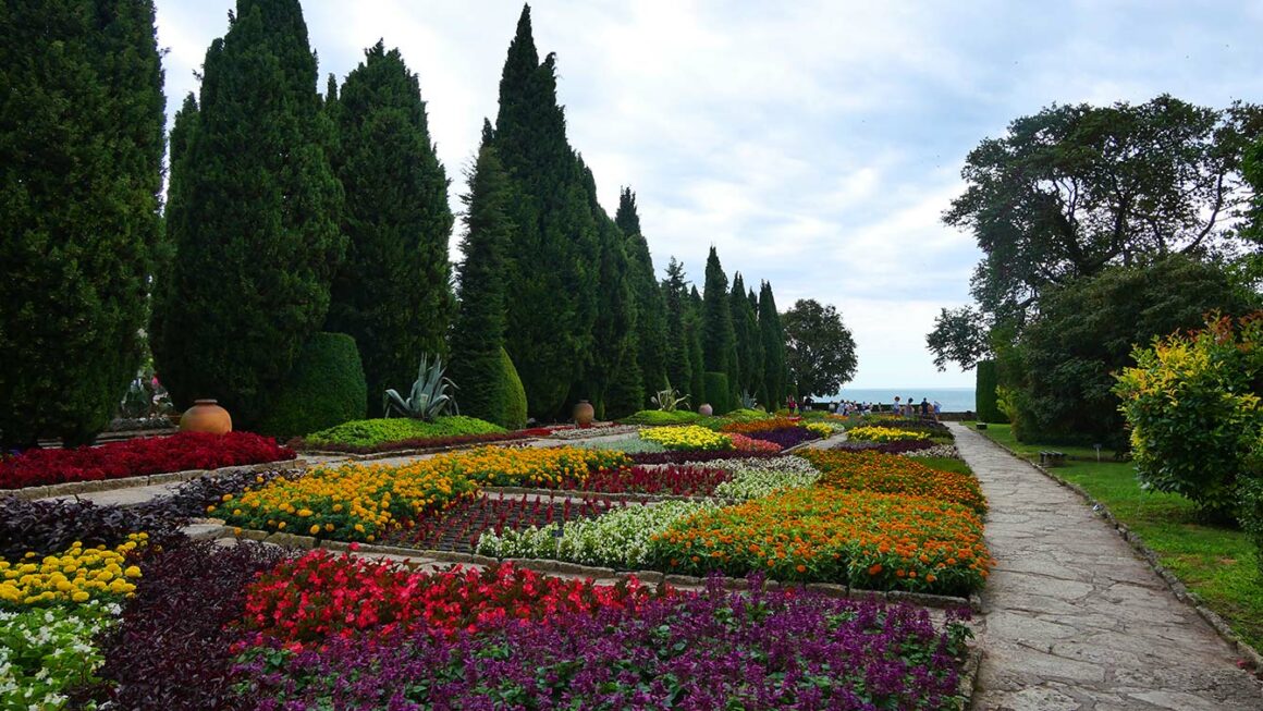 Jardin, Palais de Balchik en Bulgarie