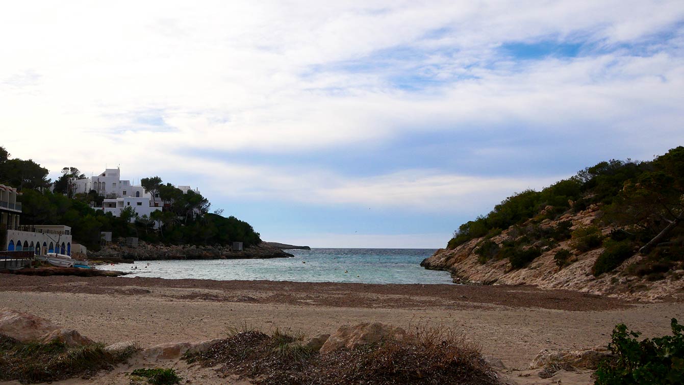 plage à coté de Caló Fondo, Ibiza
