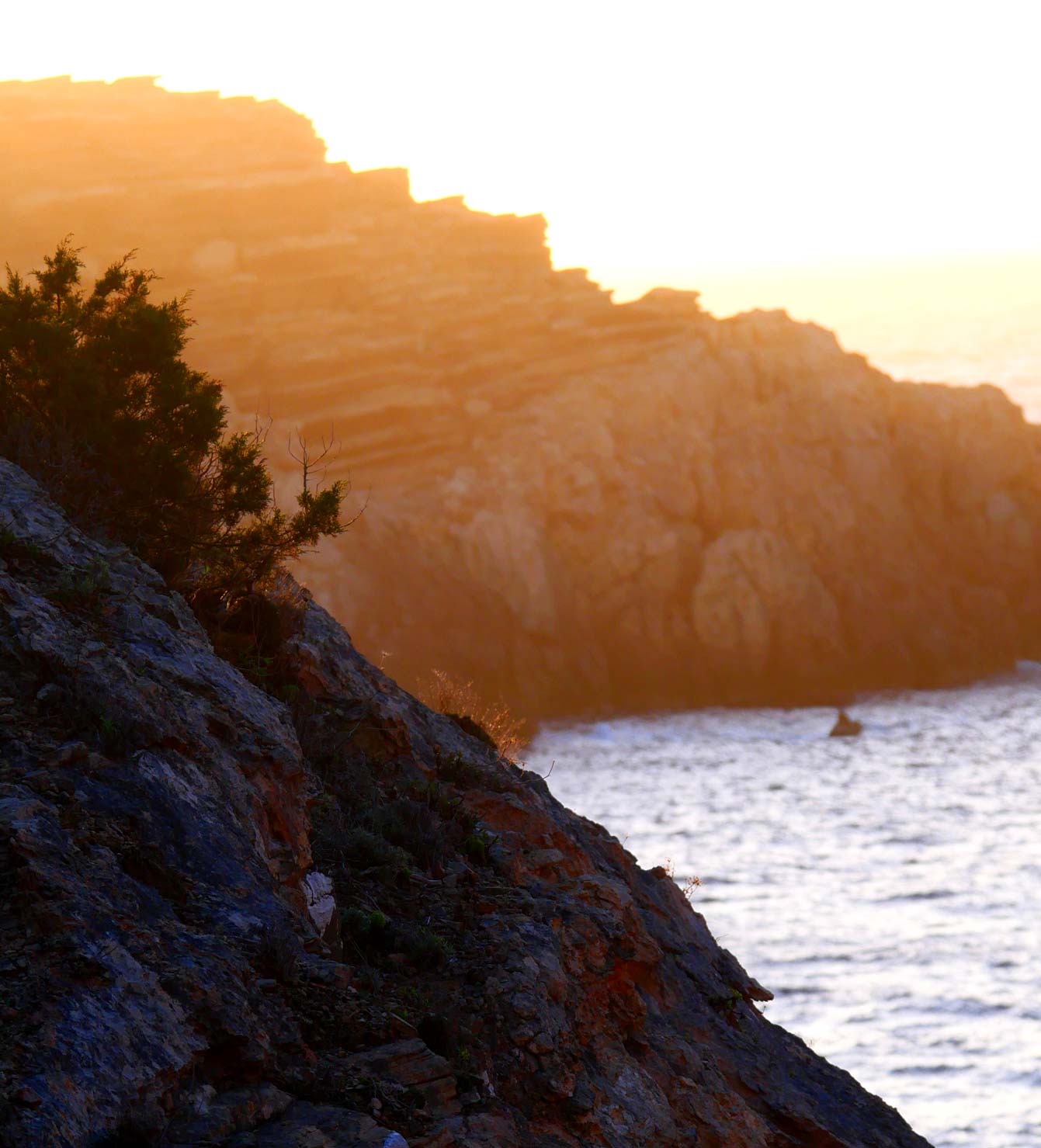 Coucher de soleil magique à Sa Punta Galera, Ibiza