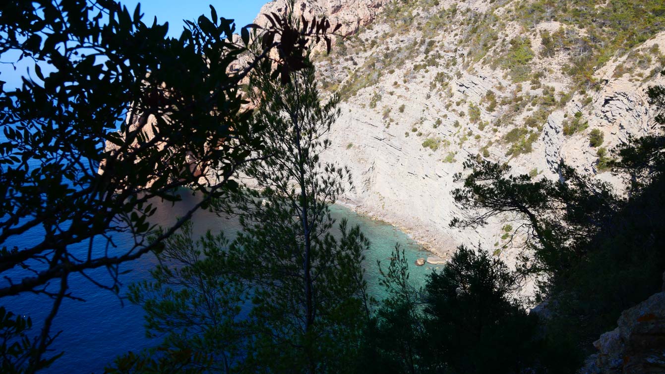 Ses Balandres : vue sur la mer