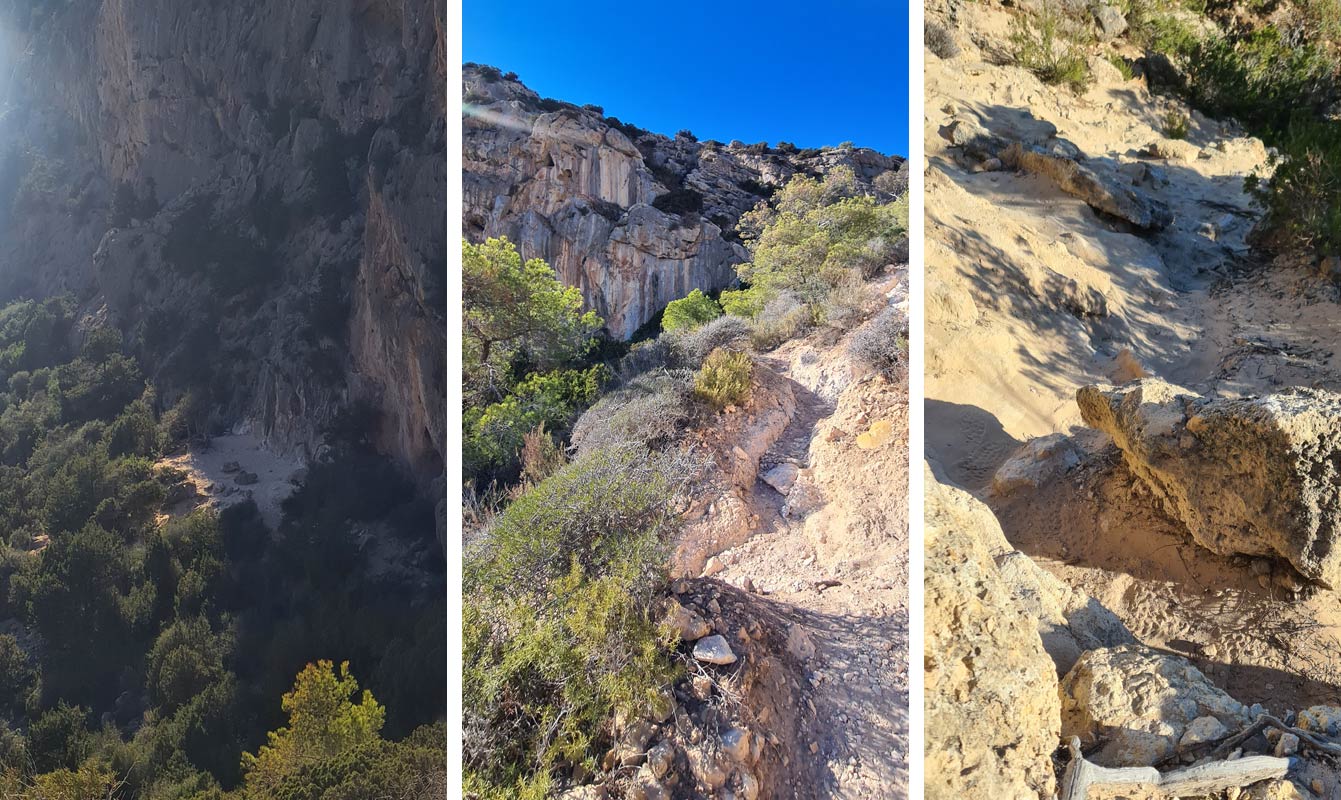 le sentier d'Atlantis Ibiza