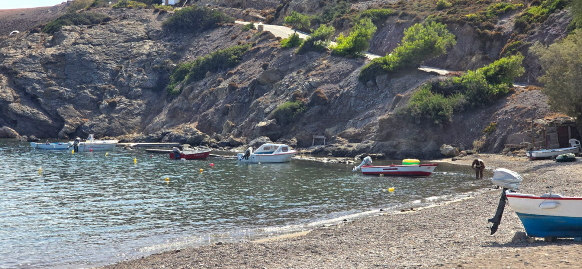 Kampos beach, plage à Patmos