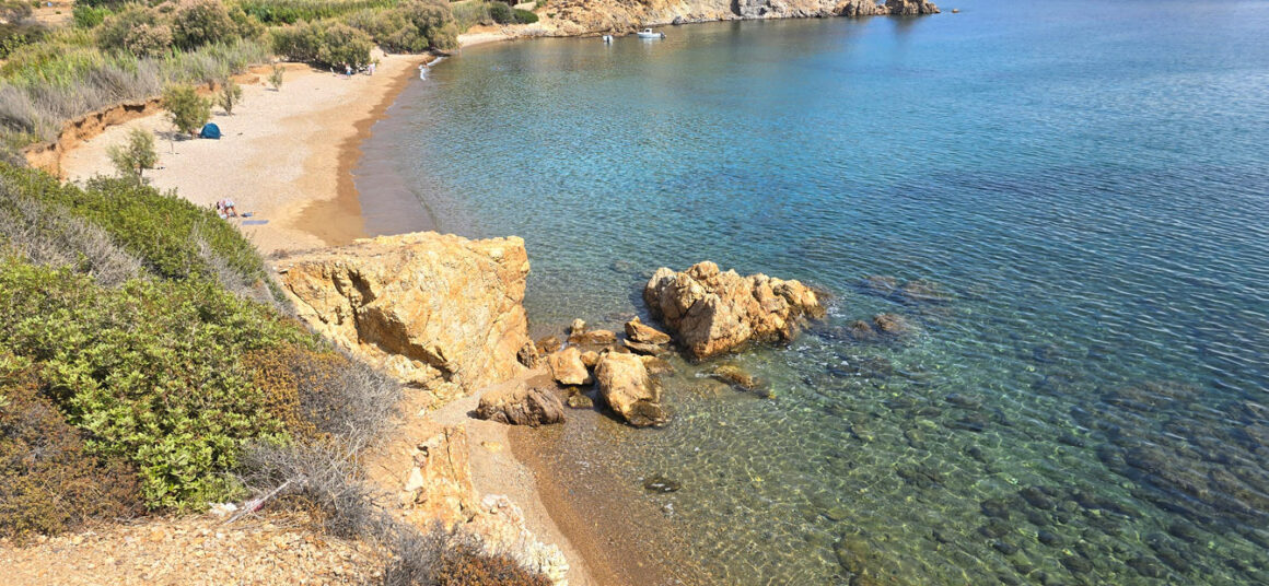 Vagia, plage à Patmos