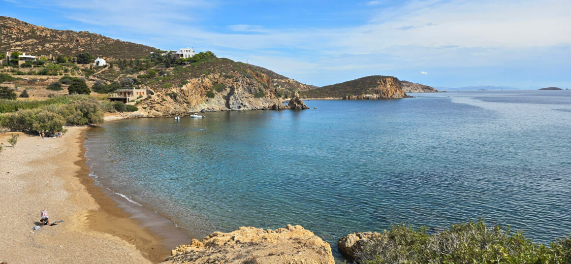 Vagia, plage à Patmos