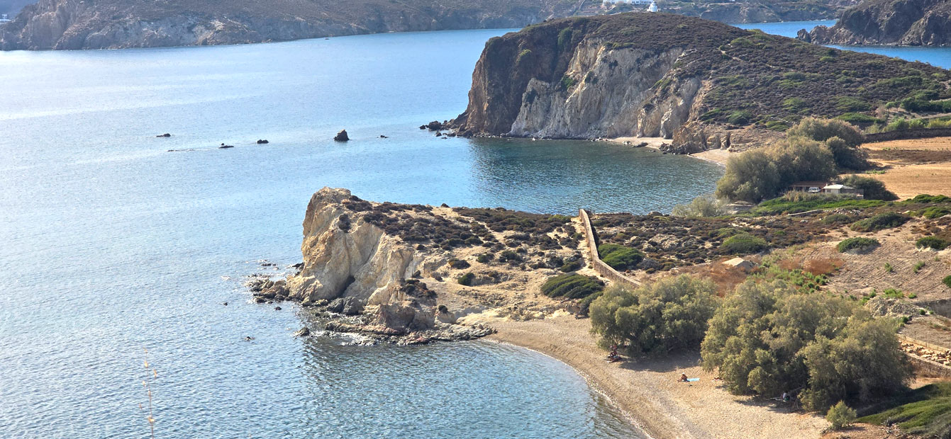 Didymes paralies/ Liginou, plages à Patmos