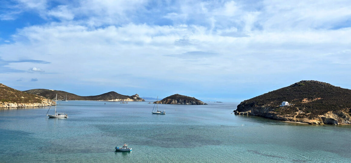 Livadi Giranou / Geranos, Plage Patmos