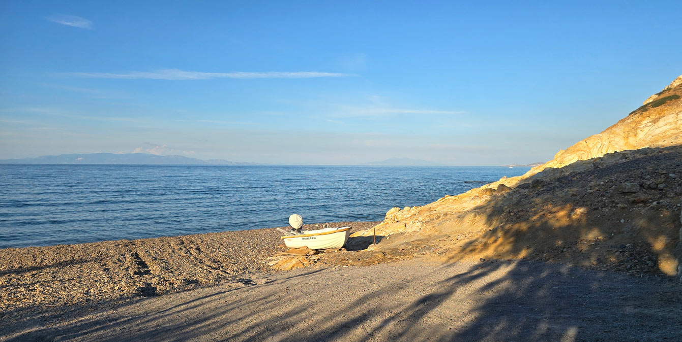 Paralia Lampi, plage Patmos