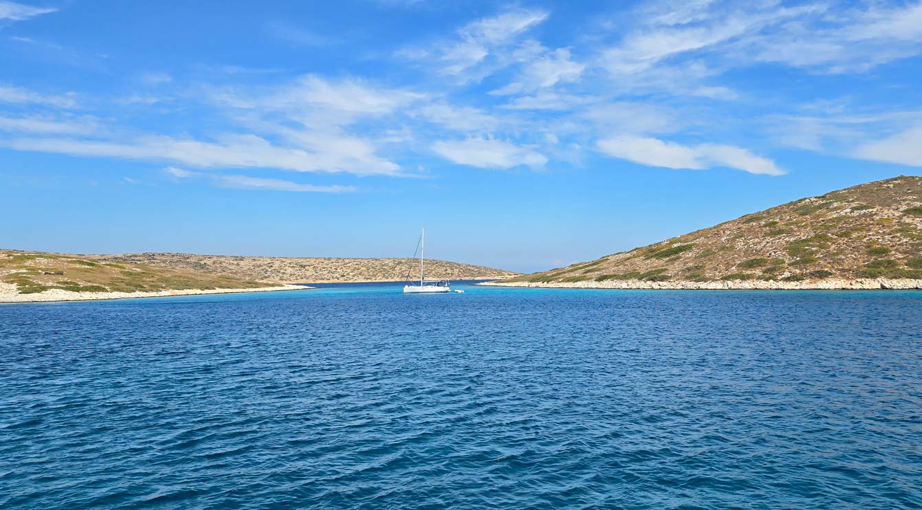 Tiganakia, la plage la plus célèbre de l'île d'Arkoi 