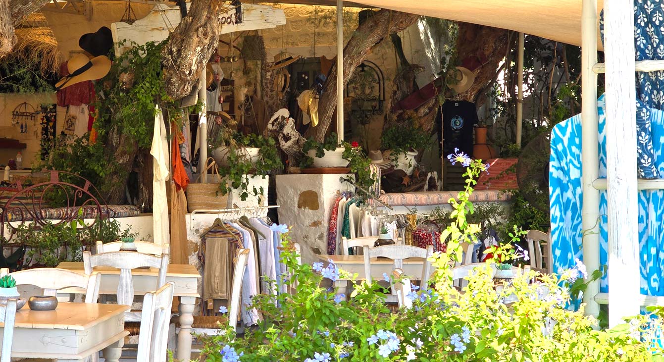 L'île d'Arki, près de Patmos : shopping