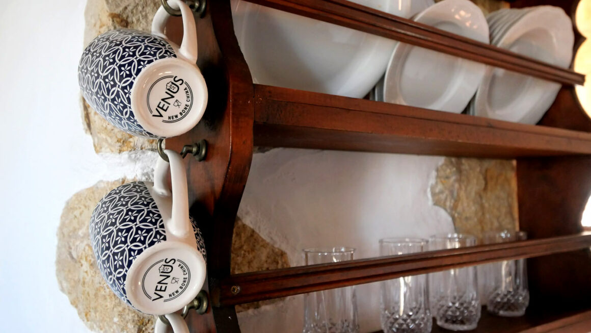 Elements dans L'espace cuisine à Eirini Luxury Hotel Villas Patmos
