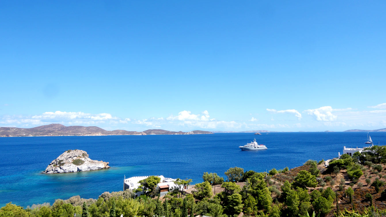 Le balcon : A l'étage, visite des autres chambres : Eirini Luxury Hotel Villas Patmos 