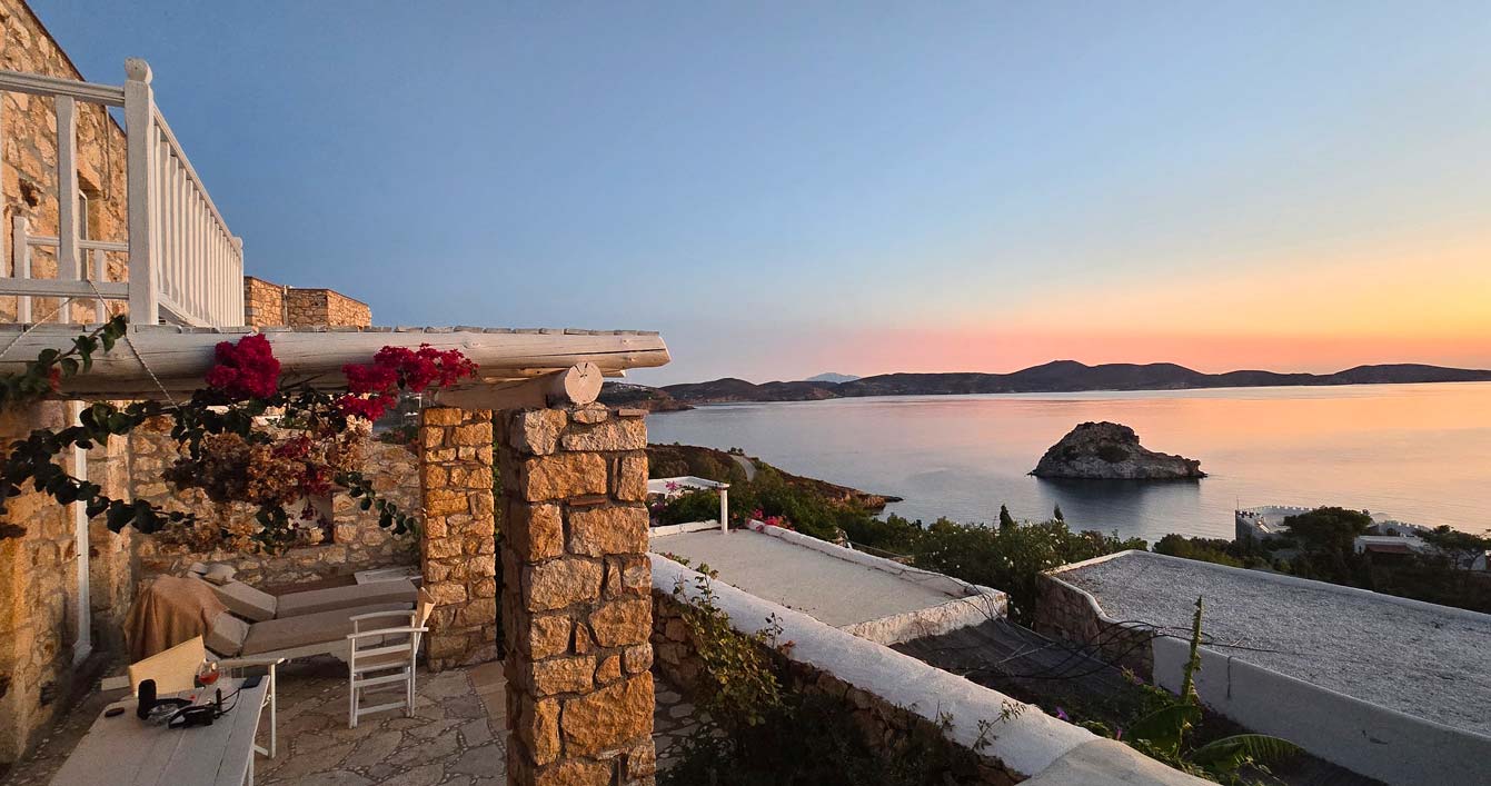 Le matin au Eirini Luxury Hotel Villas Patmos 