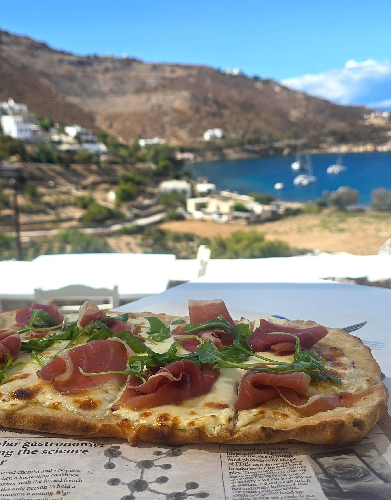 Déjeuner au Eirini Luxury Hotel Villas Patmos