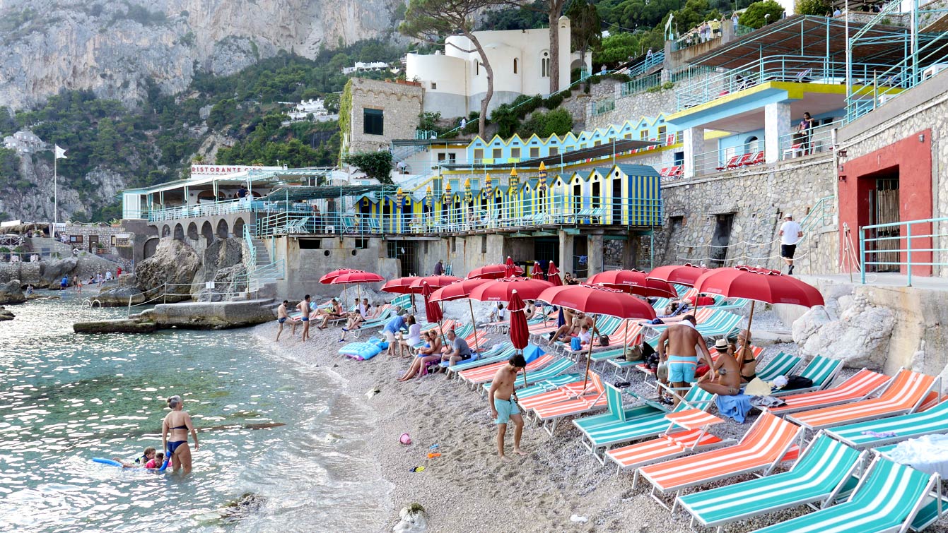 Marina Piccola beach (Capri)